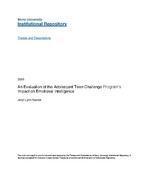 Evaluation of the adolescent Teen Challenge Program's impact on emotional intelligence